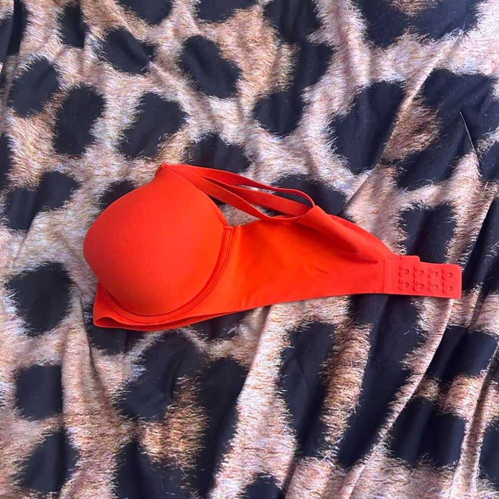 Aerie Women's Orange and Red Bra